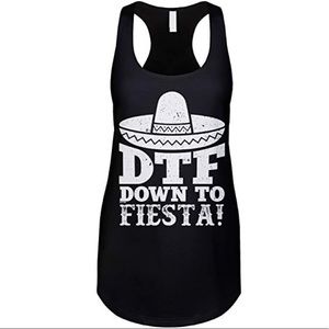 DTF Down to Fiesta Racerback Tank